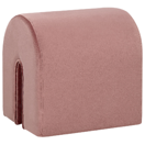 Pouf Samtstoff rosa 35 x 42 x 42 cm MODOC