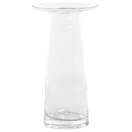 Blumenvase Glas transparent 26 cm MANNA