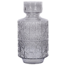 Blumenvase Glas grau 33 cm DIKELLA