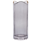 Blumenvase Glas grau / gold 30 cm PERDIKI