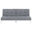 Schlafsofa PERUGIA Stoff grau