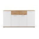 Sideboard JACKY 3 Artisan Eiche-Weiss