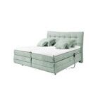 Boxspringbett MALIBU 2 aqua blau