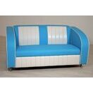 Sofabank BELVEDERE blau-weiss