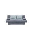 Schlafsofa MELANIE 3DL anthrazit-mint