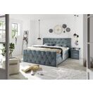 Boxspringbett HAMMONTON 8 smoke blue