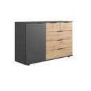 Sideboard GIBRALTAR Graphit-Artisan Eiche