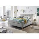 Boxspringbett MISSOURI 1 Soro 90 light grey