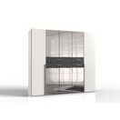 Kleiderschrank DENVER Weiss-Graphit