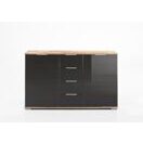 Sideboard EASY PLUS C Plankeneiche-Glas Grey