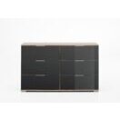 Sideboard EASY PLUS C Eiche sägerau-Glas Grey