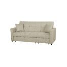 Schlafsofa 3-Sitzer Polsterbezug beige GLOMMA