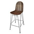 Barhocker RATTAN braun