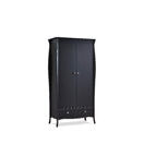 Kleiderschrank BAROQUE 104 schwarz - braun