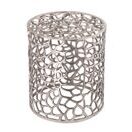 Beistelltisch Agadir rund silber 40 x 45 cm Korallendesign