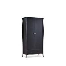 Kleiderschrank BAROQUE 104 schwarz - braun