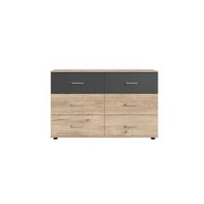 Sideboard ANGIE Hickory Eiche-Graphit