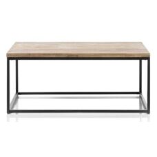 Couchtisch SAKURA 110 Massivholz 51cm - 60cm Metall 110 cm rechteckig