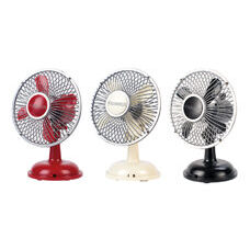 Tisch-Ventilator Retro Fan schwarz