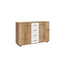 Sideboard PAMELA Plankeneiche-Weiss