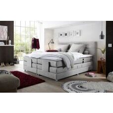 Boxspringbett MANOLO 2 silver