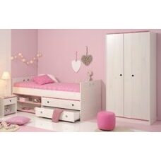 Jugendzimmer SMOOZY 22b weiss-pink