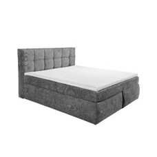 Boxspringbett MICHIGAN 6 steel grey