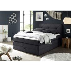 Boxspringbett CALGARY 1 schwarz