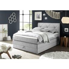 Boxspringbett CALGARY 3 silver