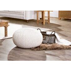 Hocker COTTON BALL creme