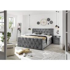 Boxspringbett HAMMONTON 8 grey