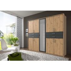 Kleiderschrank TAIGA Artisan Eiche-Graphit