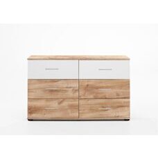 Sideboard NORA Plankeneiche-Weiss