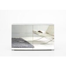 Sideboard EASY PLUS C Weiss-Spiegel