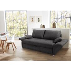 Schlafsofa LUCA 160 dunkelgrau