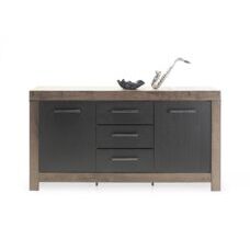 Sideboard BALIN Canyon Eiche-Schwarz Eiche