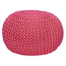 Pouf Premium Strickhocker 55 cm rosebloom pink