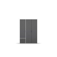 Kleiderschrank VOYAGER Alpinweiss-Grau metallic