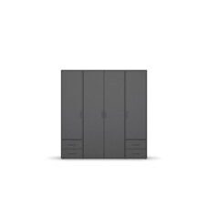 Kleiderschrank VOYAGER grau metallic