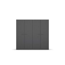 Kleiderschrank FLORENZ grau metallic