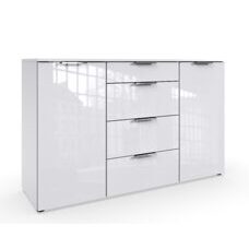 Sideboard MENDOZA Lack Weiss-Weiss