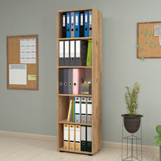 Bücherregal Vara 178x49x30 cm Eiche-Optik