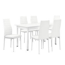 Essgruppe Bjerkvik (Set, 7-tlg) 140x60 cm Weiss