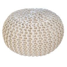 Pouf Premium Strickhocker 55 cm lipizano beige