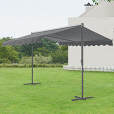 Standmarkise Selenizza freistehend 500x300x260cm Dunkelgrau