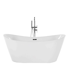 Badewanne freistehend weiss oval 170 x 77 cm ANTIGUA