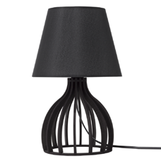 Tischlampe schwarz 36 cm geometrisch AGUEDA