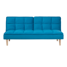 Schlafsofa 3-Sitzer Polsterbezug blau SILJAN