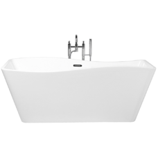 Badewanne freistehend weiss rechteckig 170 x 78 cm MARAVILLA