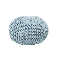 Pouf hellblau ? 50 cm CONRAD